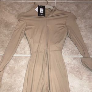 Tan jumpsuit xs NWT